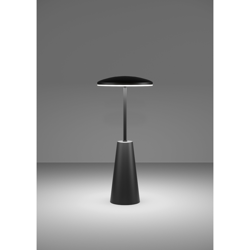 Eglo - LED Aptumšojama skārienvadāma āra lampa LED/2,8W/5V 2400K/3000K/4000K 5200 mAh IP54 melna