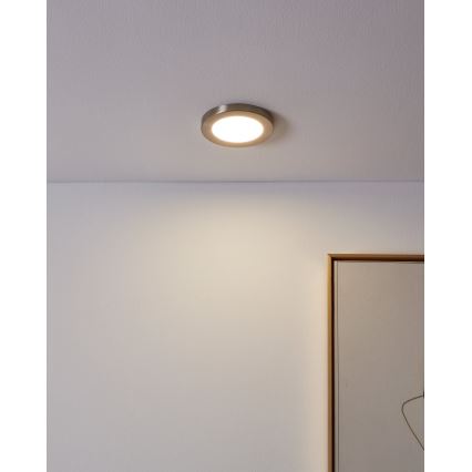 Eglo - LED Iegremdējama lampa LED/5,5W/230V 4000K matēts hroms