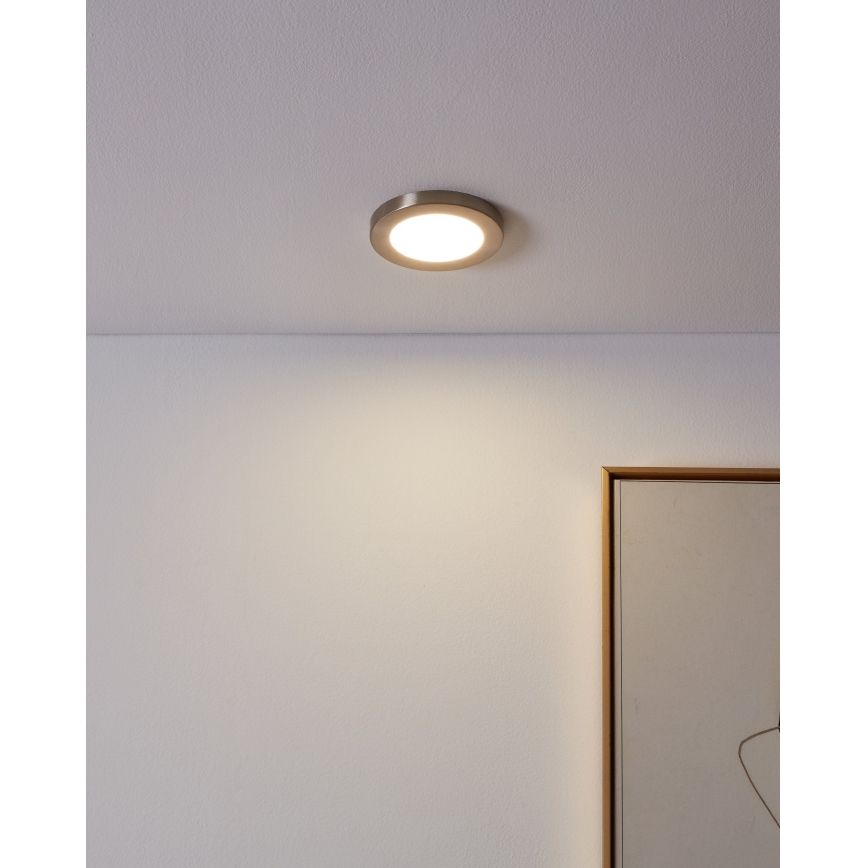 Eglo - LED Iegremdējama lampa LED/5,5W/230V 4000K matēts hroms