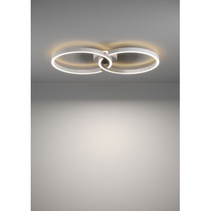 Eglo 900954 - LED RGBW Aptumšojama griestu lampa LED/19,5W/230V 2700-6500K balta + tālvadības pults