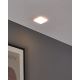 Eglo - LED Iegremdējama vannas istabas lampa LED/5,5W/230V 10x10 cm IP65
