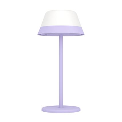 Eglo - LED RGBW Aptumšojama skārienvadāma āra lampa 2in1 LED/1,5W/5V 2600 mAh IP54 violeta