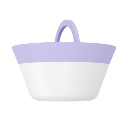 Eglo - LED RGBW Aptumšojama skārienvadāma āra lampa 2in1 LED/1,5W/5V 2600 mAh IP54 violeta