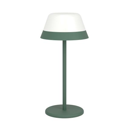 Eglo - LED RGBW Aptumšojama skārienvadāma āra lampa 2in1 LED/1,5W/5V 2600 mAh IP54 zaļa