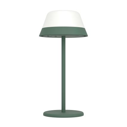 Eglo - LED RGBW Aptumšojama skārienvadāma āra lampa 2in1 LED/1,5W/5V 2600 mAh IP54 zaļa