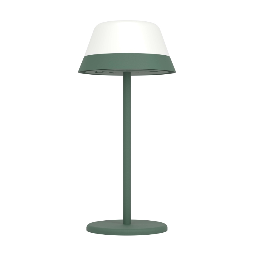 Eglo - LED RGBW Aptumšojama skārienvadāma āra lampa 2in1 LED/1,5W/5V 2600 mAh IP54 zaļa