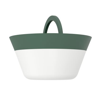 Eglo - LED RGBW Aptumšojama skārienvadāma āra lampa 2in1 LED/1,5W/5V 2600 mAh IP54 zaļa