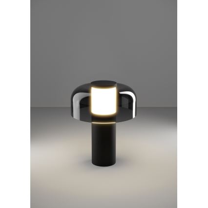 Eglo - LED Aptumšojama skārienvadāma āra lampa LED/2,25W/5V 2400-4000K 5200 mAh IP44 melna