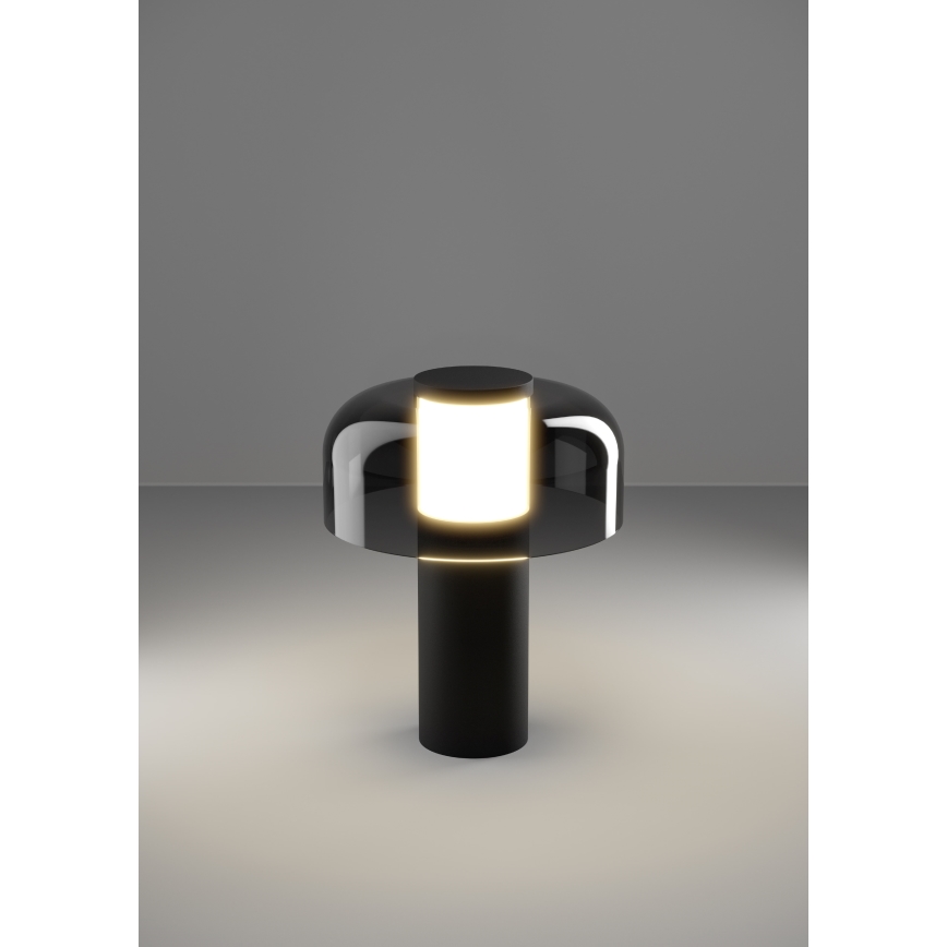 Eglo - LED Aptumšojama skārienvadāma āra lampa LED/2,25W/5V 2400-4000K 5200 mAh IP44 melna
