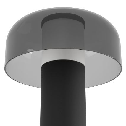 Eglo - LED Aptumšojama skārienvadāma āra lampa LED/2,25W/5V 2400-4000K 5200 mAh IP44 melna