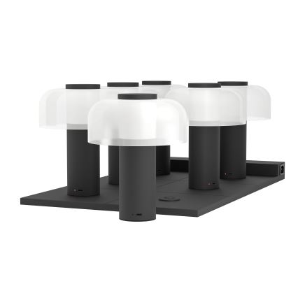Eglo - LED Aptumšojama skārienvadāma āra lampa LED/2,25W/5V 2400-4000K 5200 mAh IP44 melna/balta