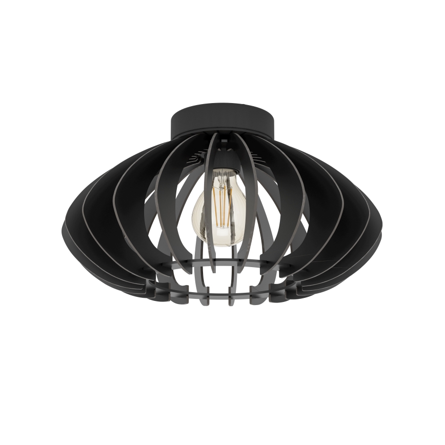 Eglo - Griestu lampa 1xE27/40W/230V d. 38 cm melna