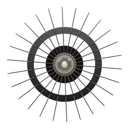 Eglo - Griestu lampa 1xE27/40W/230V d. 45 cm melna