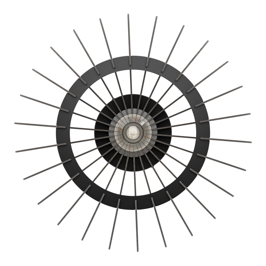 Eglo - Griestu lampa 1xE27/40W/230V d. 45 cm melna