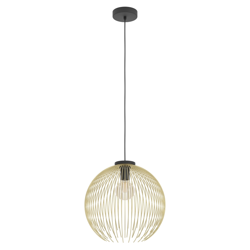 Eglo - Lustra ar auklu 1xE27/40W/230V zelta
