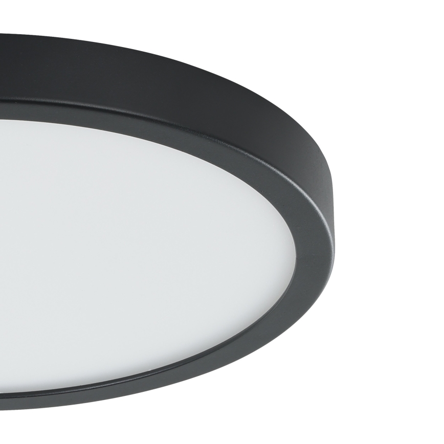 Eglo - LED griestu lampa ar sensoru LED/20,5W/230V 3000K melna Ø 28,5 cm