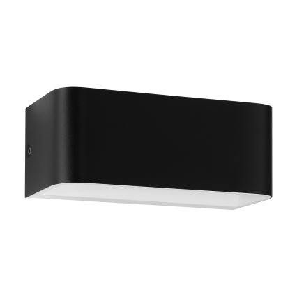 Eglo - LED Sienas lampa LED/10W/230V 3000K melna