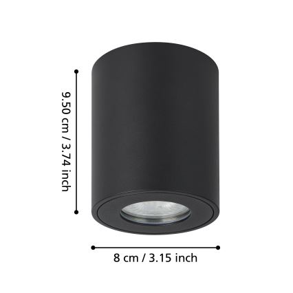 Eglo - Āra starmetis 1xGU10/5W/230V d. 8 cm IP44