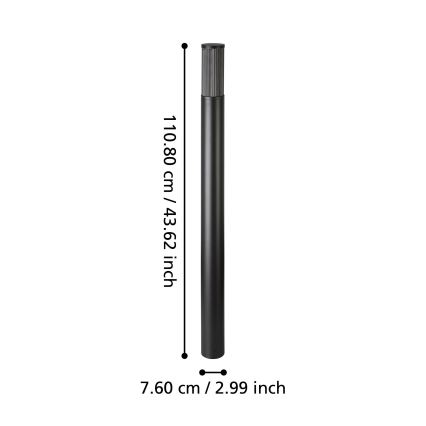 Eglo - Āra lampa 1xE27/15W/230V 110 cm IP54