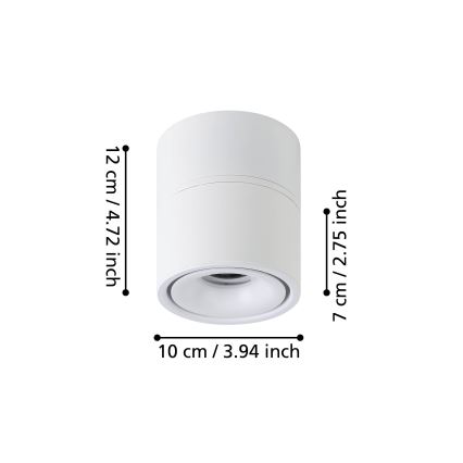 Eglo - LED Starmetis LED/8W/230V 3000K balta