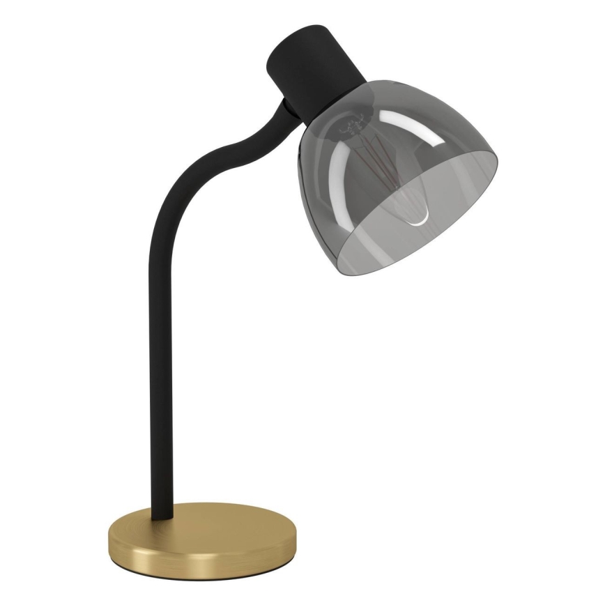 Eglo - Galda lampa 1xE14/25W/230V zelta/melna
