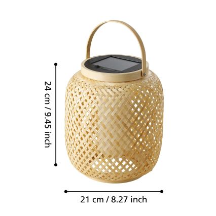 Eglo - LED Saules enerģijas galda lampa LED/3,3W/3,7V 1800 mAh IP44