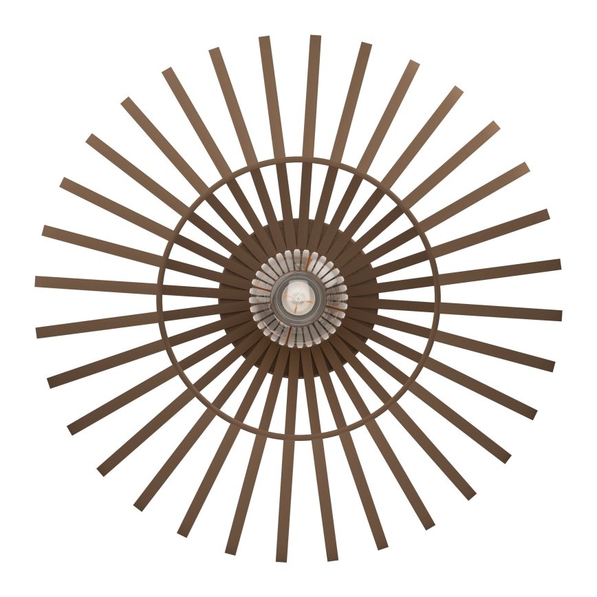 Eglo - Griestu gaismeklis 1xE27/40W/230V Ø 38,5 cm bronzas krāsā