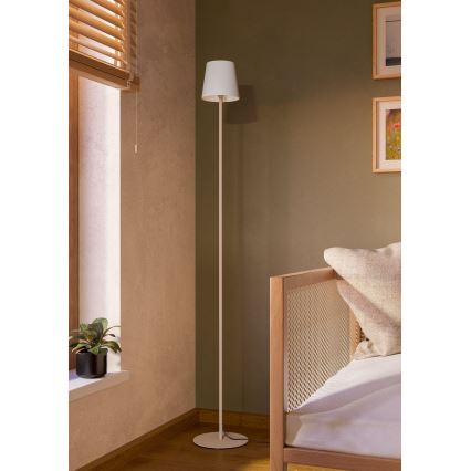 Eglo - Grīdas lampa 1xE14/7,5W/230V krēmkrāsa/balta
