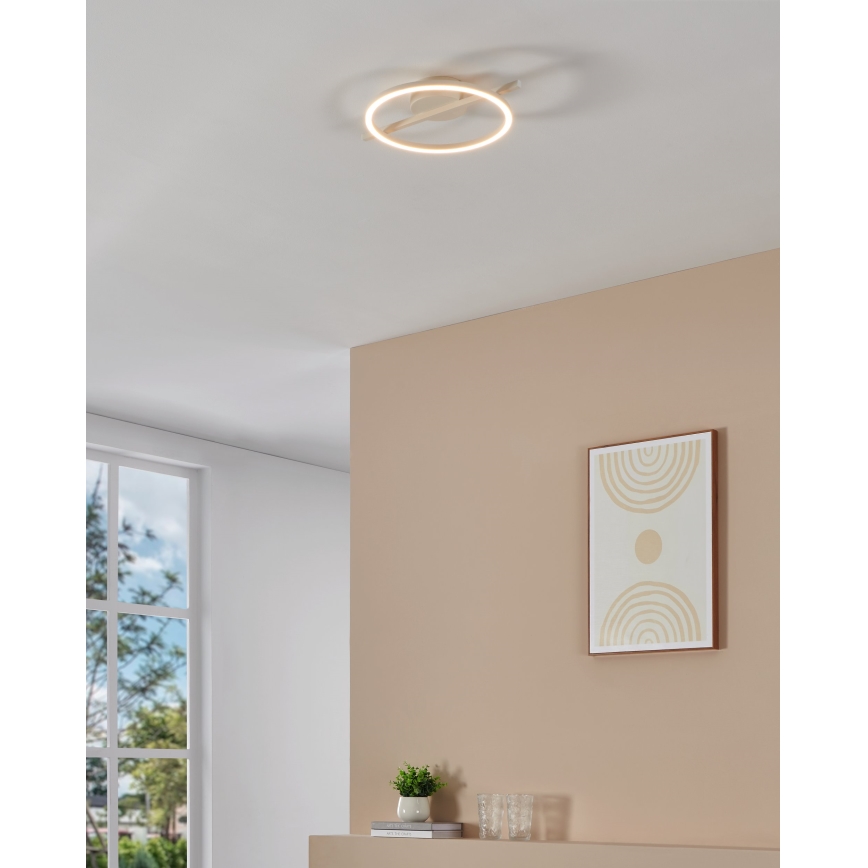 Eglo - LED RGBW Aptumšojama griestu lampa LED/17W/230V 2700-6500K balta + tālvadības pults