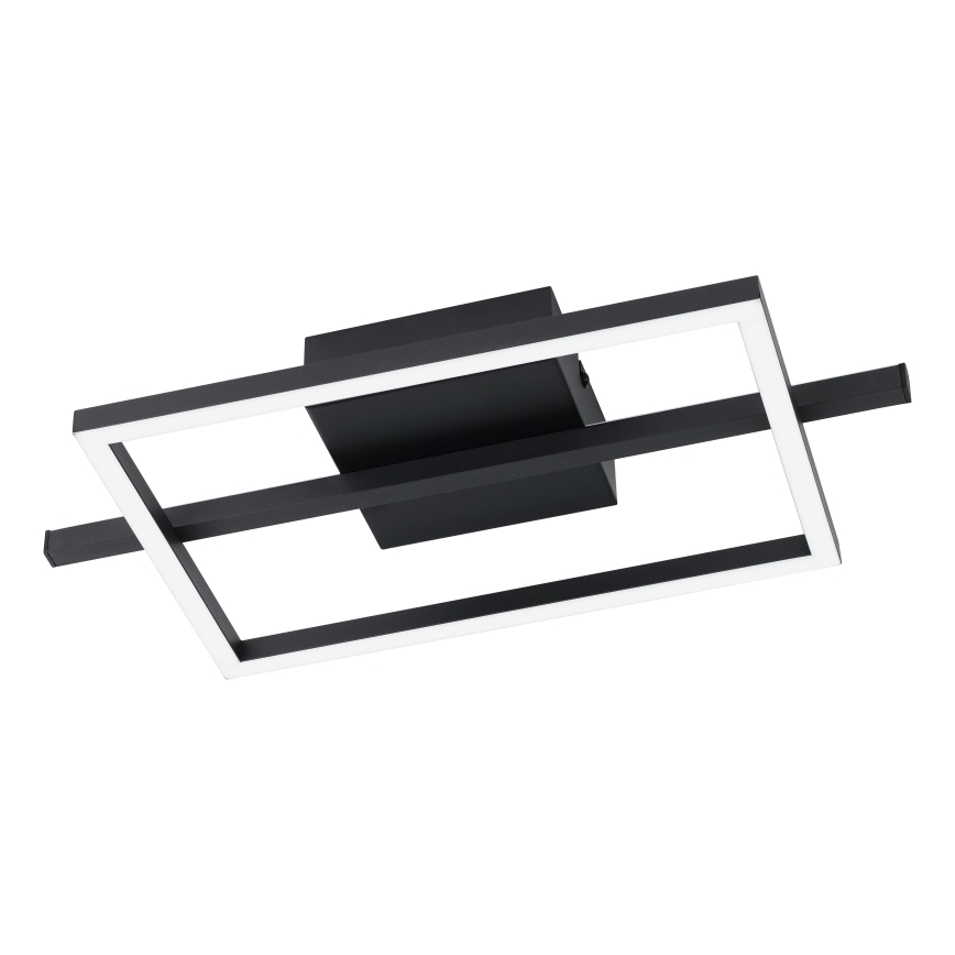 Eglo - LED RGBW Aptumšojama griestu lampa LED/17W/230V 2700-6500K melna + tālvadības pults