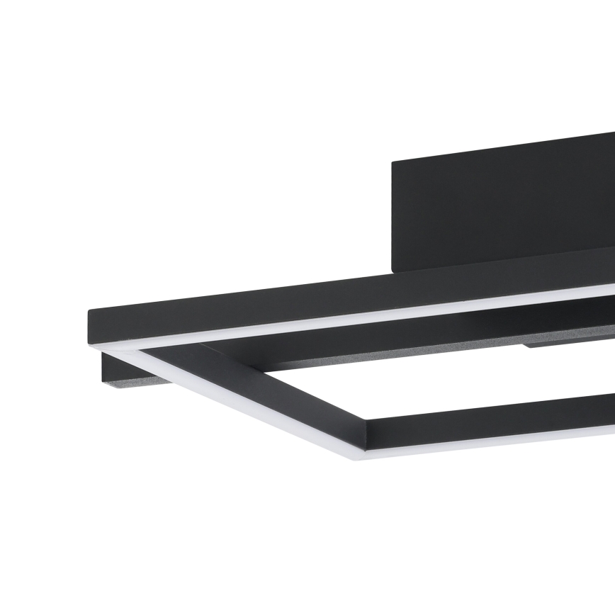 Eglo - LED RGBW Aptumšojama griestu lampa LED/17W/230V 2700-6500K melna + tālvadības pults