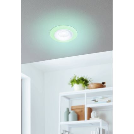 Eglo - KOMPLEKTS 3xLED RGBW Aptumšojama vannas istabas piekaramo griestu lampa 3xLED/3,8W/230V 2700-6500K IP44 + tālvadības pults
