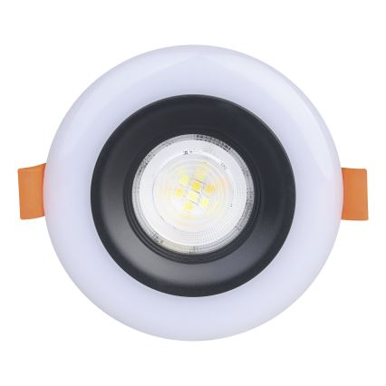 Eglo - Komplekts 3x LED RGBW regulējami vannas istabas iebūvējamie griestu gaismekļi LED/3,8W/230V 2700-6500K IP44 + tālvadības pults