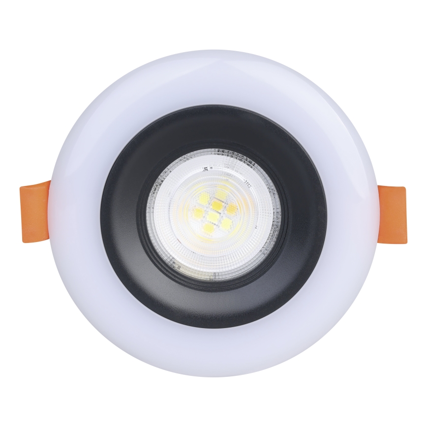 Eglo - Komplekts 3x LED RGBW regulējami vannas istabas iebūvējamie griestu gaismekļi LED/3,8W/230V 2700-6500K IP44 + tālvadības pults