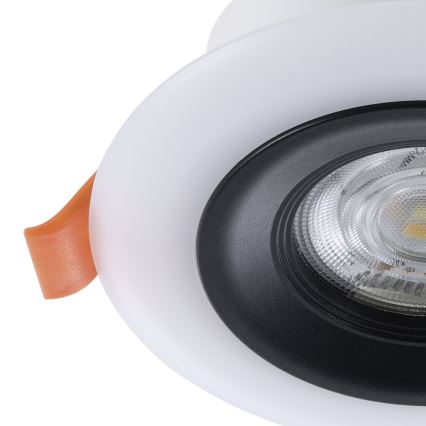 Eglo - Komplekts 3x LED RGBW regulējami vannas istabas iebūvējamie griestu gaismekļi LED/3,8W/230V 2700-6500K IP44 + tālvadības pults