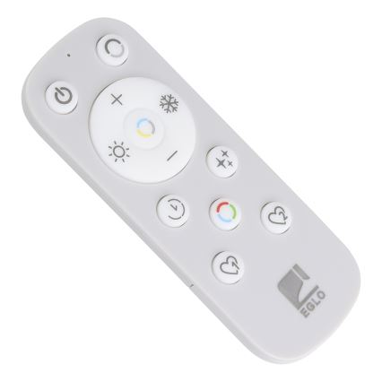 Eglo - Komplekts 3x LED RGBW regulējami vannas istabas iebūvējamie griestu gaismekļi LED/3,8W/230V 2700-6500K IP44 + tālvadības pults