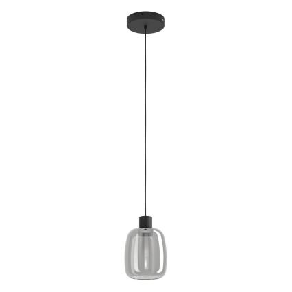 Eglo - LED RGBW Aptumšojuma lustra ar auklu LED/3,7W/230V 2700-6500K melna ZigBee