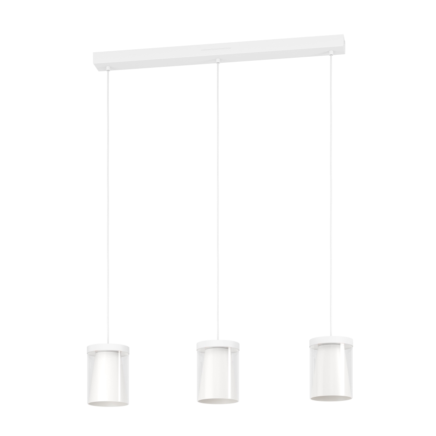 Eglo - LED RGBW Aptumšojuma lustra ar auklu 3xLED/3,7W/230V 2700-6500K balta ZigBee