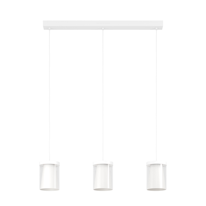 Eglo - LED RGBW Aptumšojuma lustra ar auklu 3xLED/3,7W/230V 2700-6500K balta ZigBee