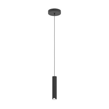Eglo - LED RGBW Aptumšojuma lustra ar auklu LED/3,7W/230V 2700-6500K melna