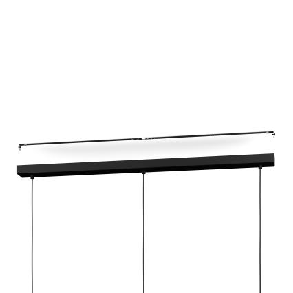 Eglo - LED RGBW Aptumšojuma lustra ar auklu 3xLED/3,7W/230V 2700-6500K melna
