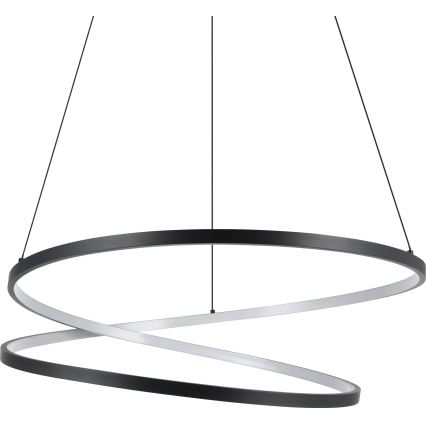 Eglo - LED Lustra ar auklu LED/42W/230V 3000K melna