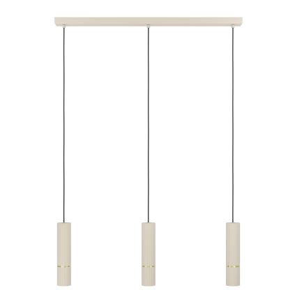 Eglo - LED Lustra ar auklu 3xGU10/5W/230V 3000K bēša