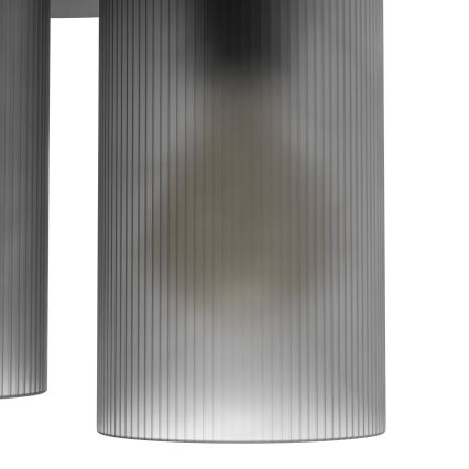 Eglo - Griestu lampa 3xE27/40W/230V pelēka