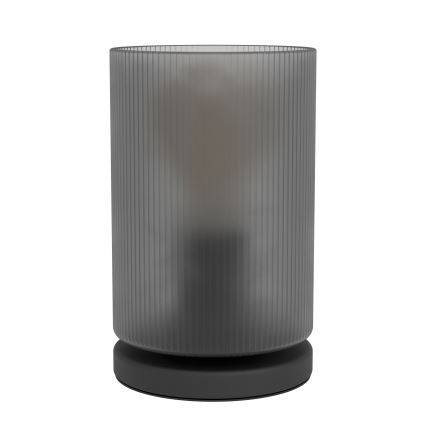 Eglo - Galda lampa 1xE27/40W/230V pelēka
