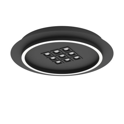 Eglo - LED Aptumšojama griestu lampa LED/21,4W/230V 2700-6500K melna + tālvadības pults