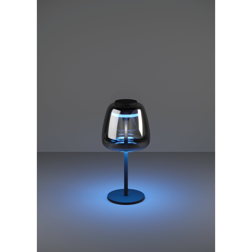 Eglo - regulējamā LED RGBW galda lampa LED/7,7W/230V 2700-6500K dūmota