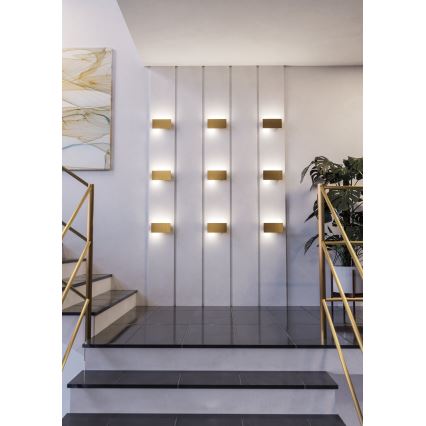 Eglo - LED Sienas lampa LED/6W/230V 3000K zelta