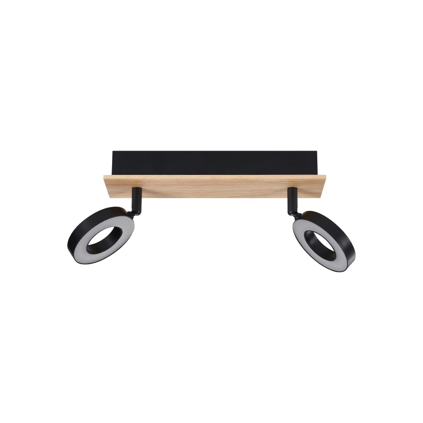 Eglo - LED virziena gaismeklis 2xLED/4,2W/230V melns/brūns