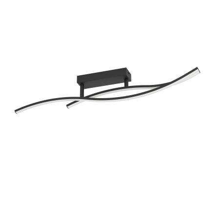 Eglo - LED Griestu lampa LED/12W/230V 4000K melna